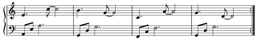 Klavier Akkorde Emotionale Akkordfolge Arpeggio