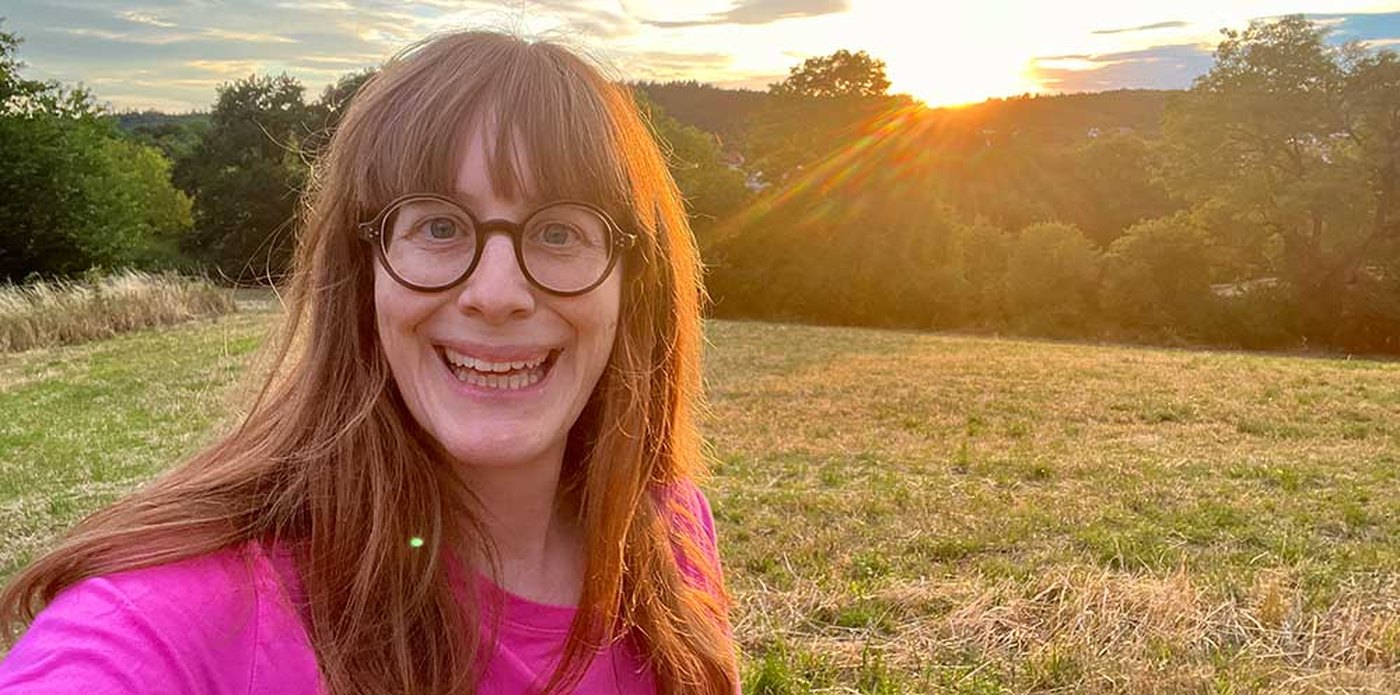 Melanie im Sommerabendlicht